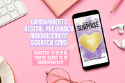 Grandparents Pregnancy Reveal Card, a HTML Template by SunshineStudioBoutique (Thumbnail 1 of 7)