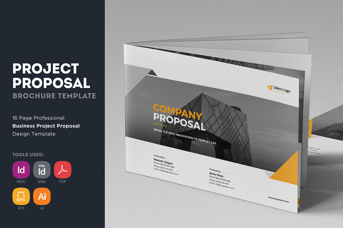 Company Project Proposal v2, a Brochure Template by Miyaji75 (Photo 1 of 16)