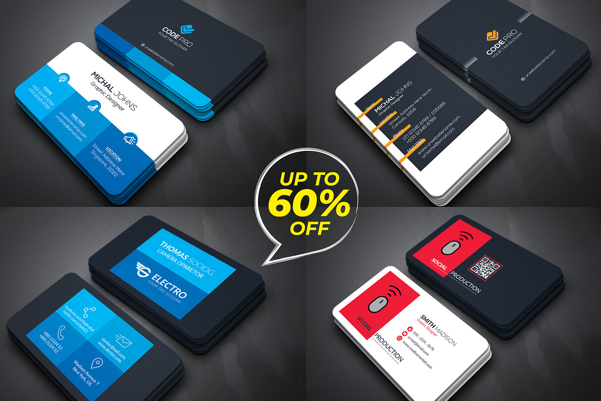 Full & Final New 450 Business Cards, a Business Card Template by Genereux Art (Photo 35 of 44)
