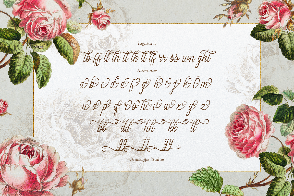 Hauliot Roisy | Handwritten Romantic, a Script Font by gracetype_studio (Photo 12 of 12)
