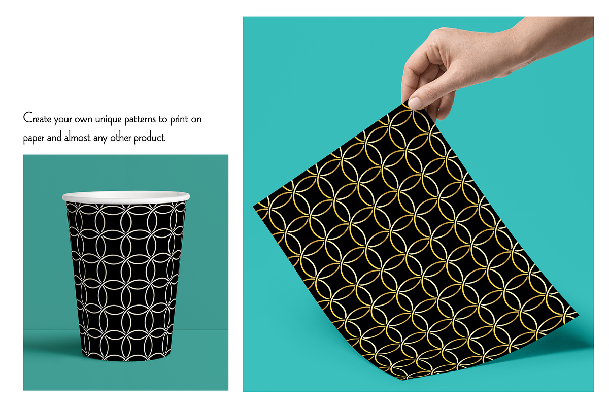 Gold, Silver, & Black Frames Clipart preview 3