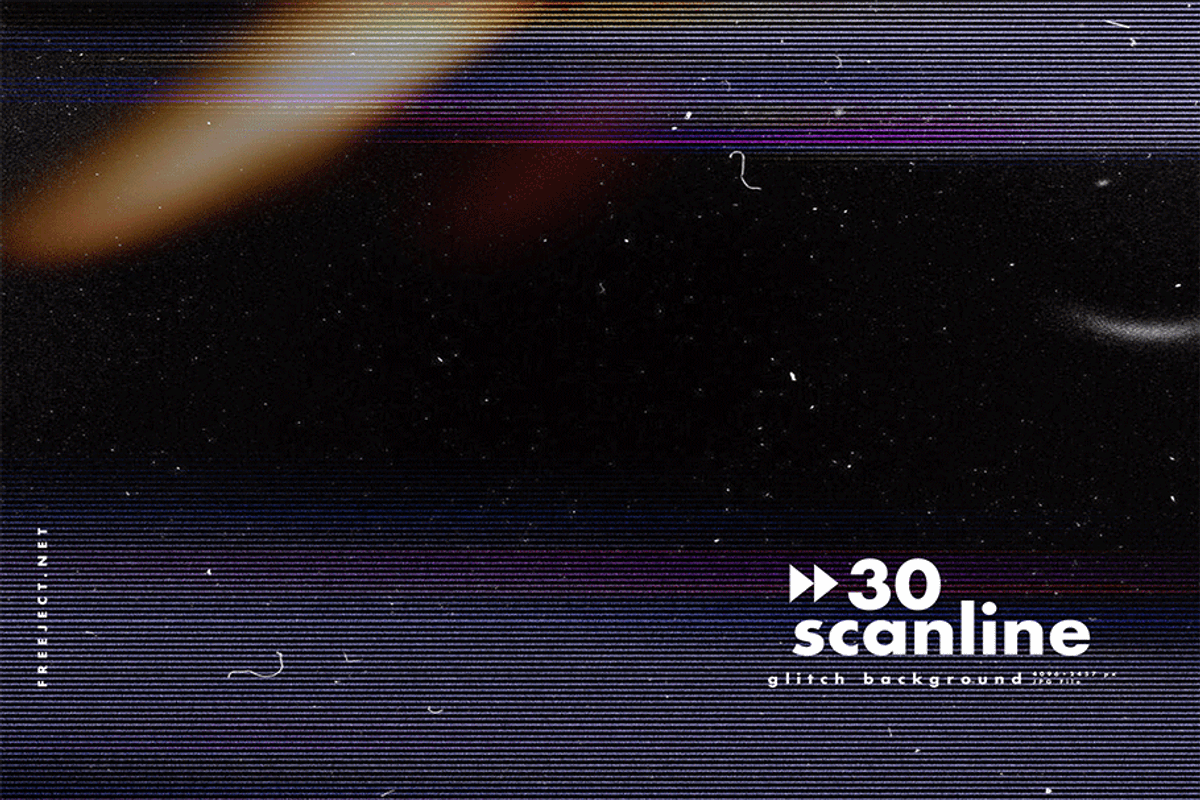 30 Scan lines Glitch Background, a Texture Graphic by freeject.net (Photo 25 of 32)