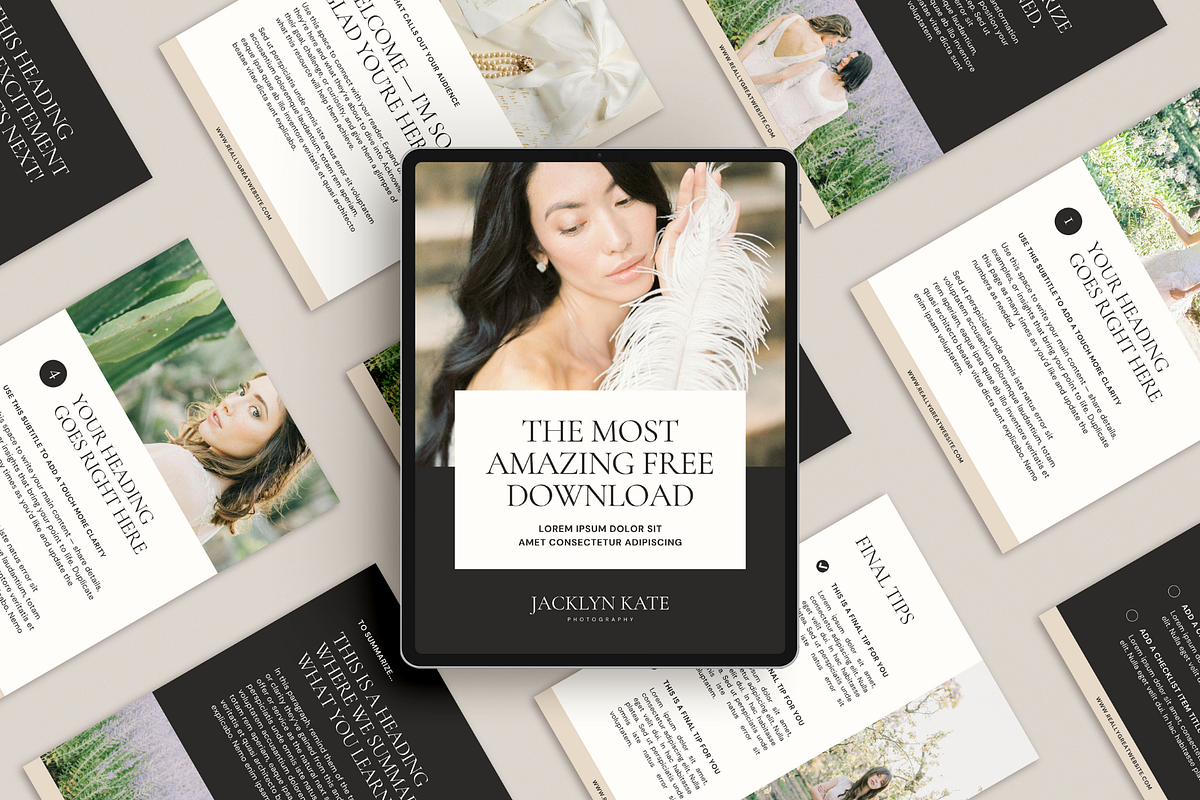 Lead Magnet Template | Canva, a Marketing Template by Rosetta Lane Design (Photo 1 of 8)