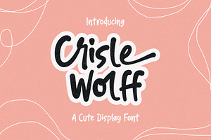 Crisle Wolff Cute Display Font