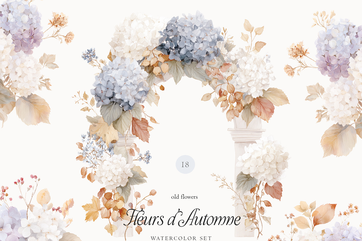 Vintage Floral Bundle, an Object Illustration by studioequinox (Photo 20 of 65)