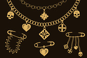 Chains & pendants Procreate brushes, a Brush Add-On by Veronika Gotovceva (Thumbnail 4 of 4)