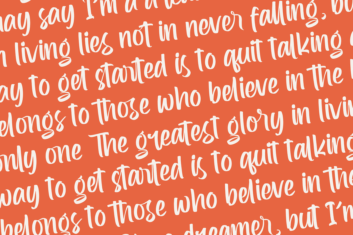 Kaplery Sparkle Bold Handwritten, a Script Font by Letterena Studios Script (Photo 17 of 20)