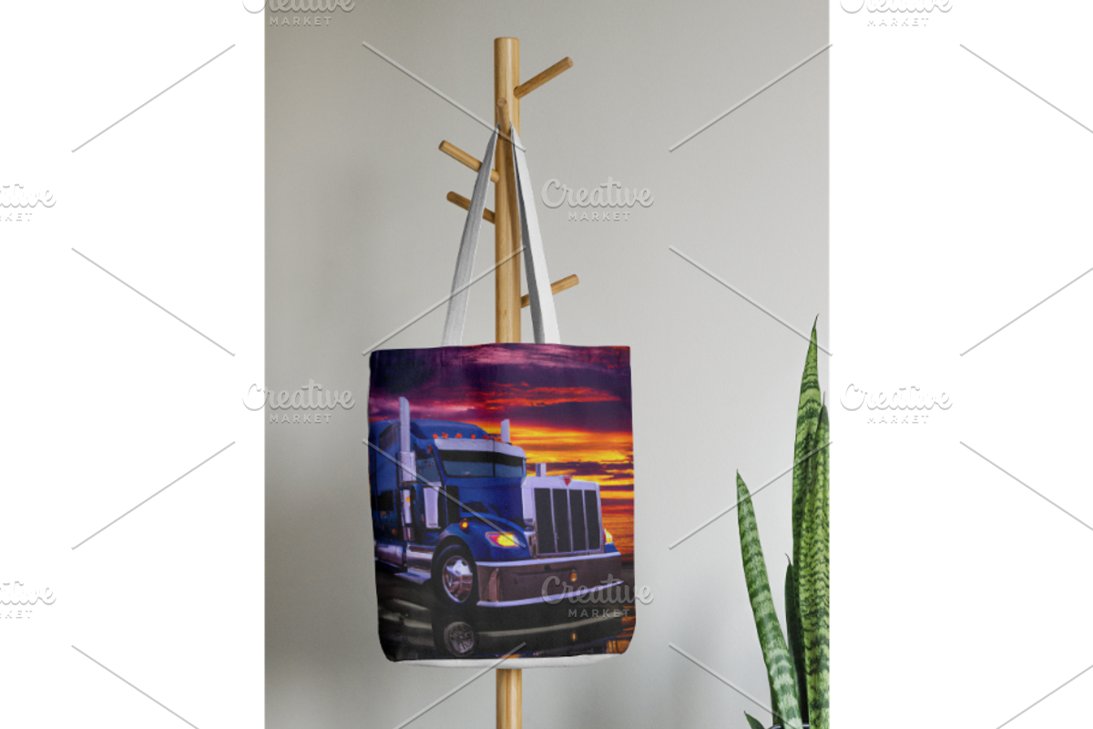 Template art, Semi Truck, a Poster Template by Boho Pixel Dust (Photo 4 of 6)