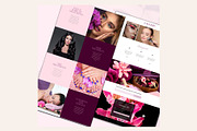 Wix Website Template Beauty Salon, a Wix Template by Lovely.Dizajnera (Thumbnail 3 of 6)