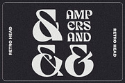Retro Head Classy Retro Typeface, a Serif Font by 50Fox (Thumbnail 13 of 18)