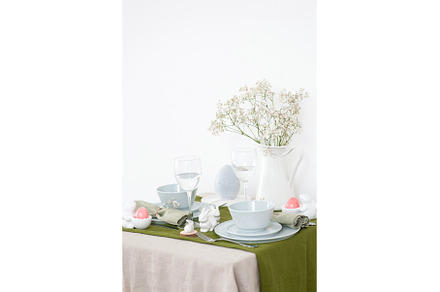 Beautiful Easter table setting