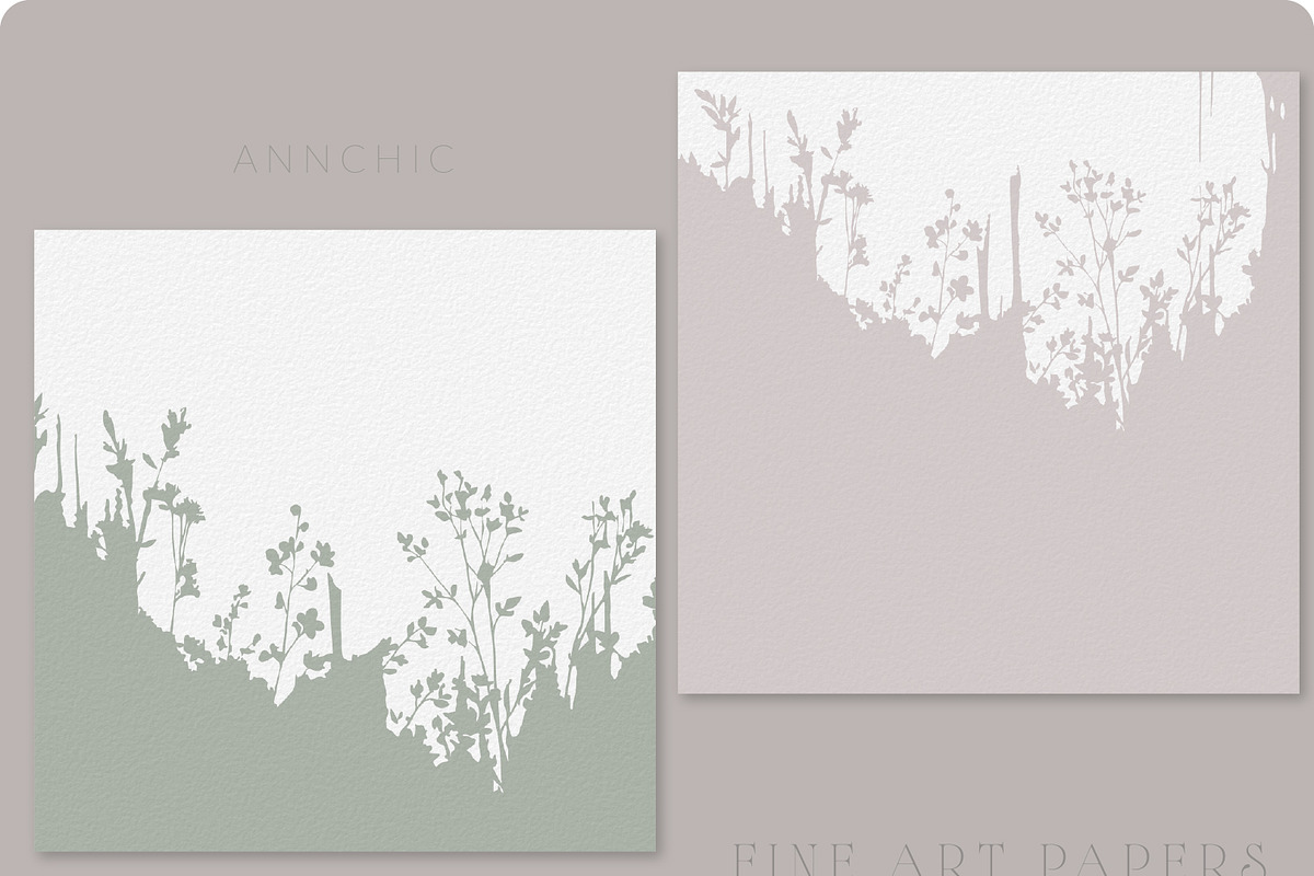 Neutral Botanical Backgrounds, a Background Graphic by Anna Sokol (Photo 9 of 10)