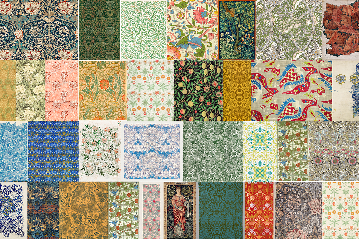 150+William Morris Original Artworks, a Pattern Graphic by Digital Museum (Photo 7 of 13)