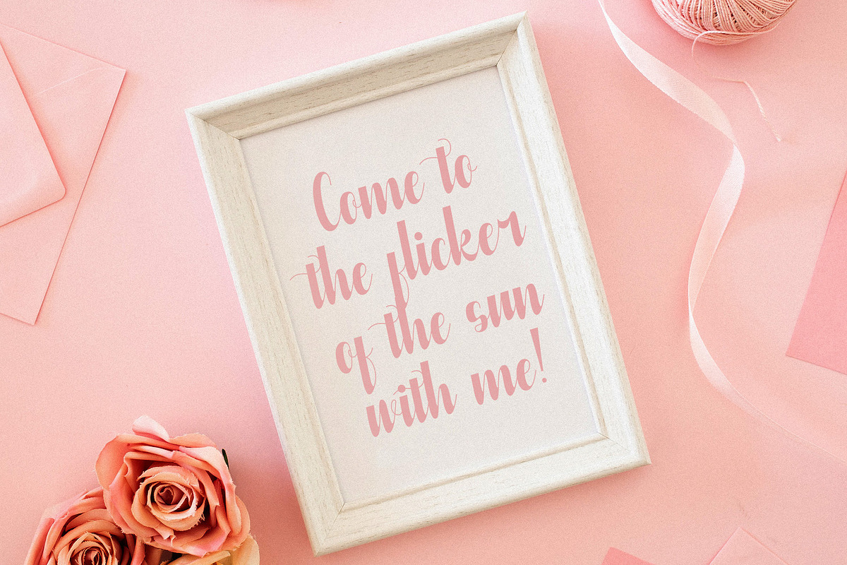 Azteciya - Handwritten Font, a Script Font by StringLabs (Photo 4 of 12)