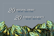 Gemstone Borders - Labradorite, an Object Graphic by Turning Moss (Thumbnail 2 of 6)