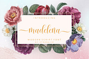 madelena, a Script Font by Strong.co (Thumbnail 1 of 9)