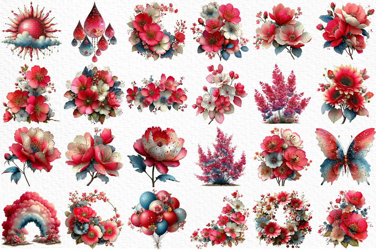 Whimsical Spring Clipart Png, an Illustration by Craft Nest (Photo 6 of 11)