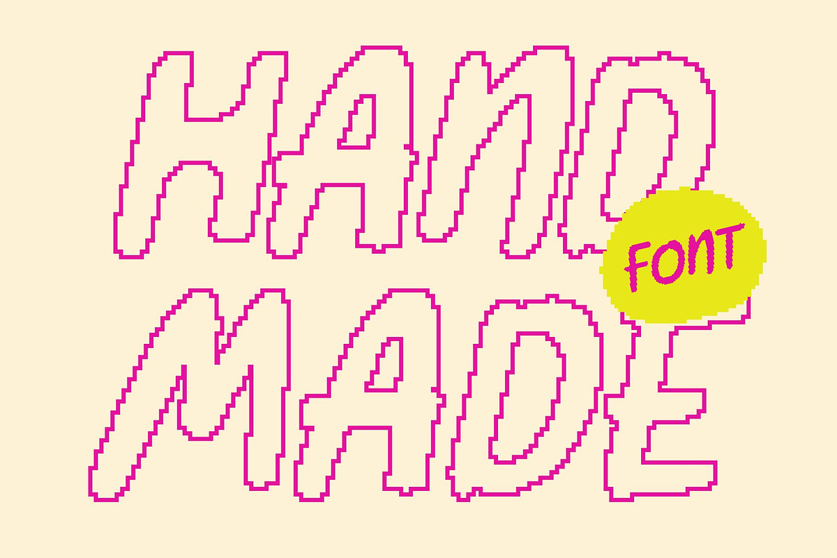 CS Mellow Pixel, a Handwritten Font by Craft Supply Co. (Photo 2 of 8)