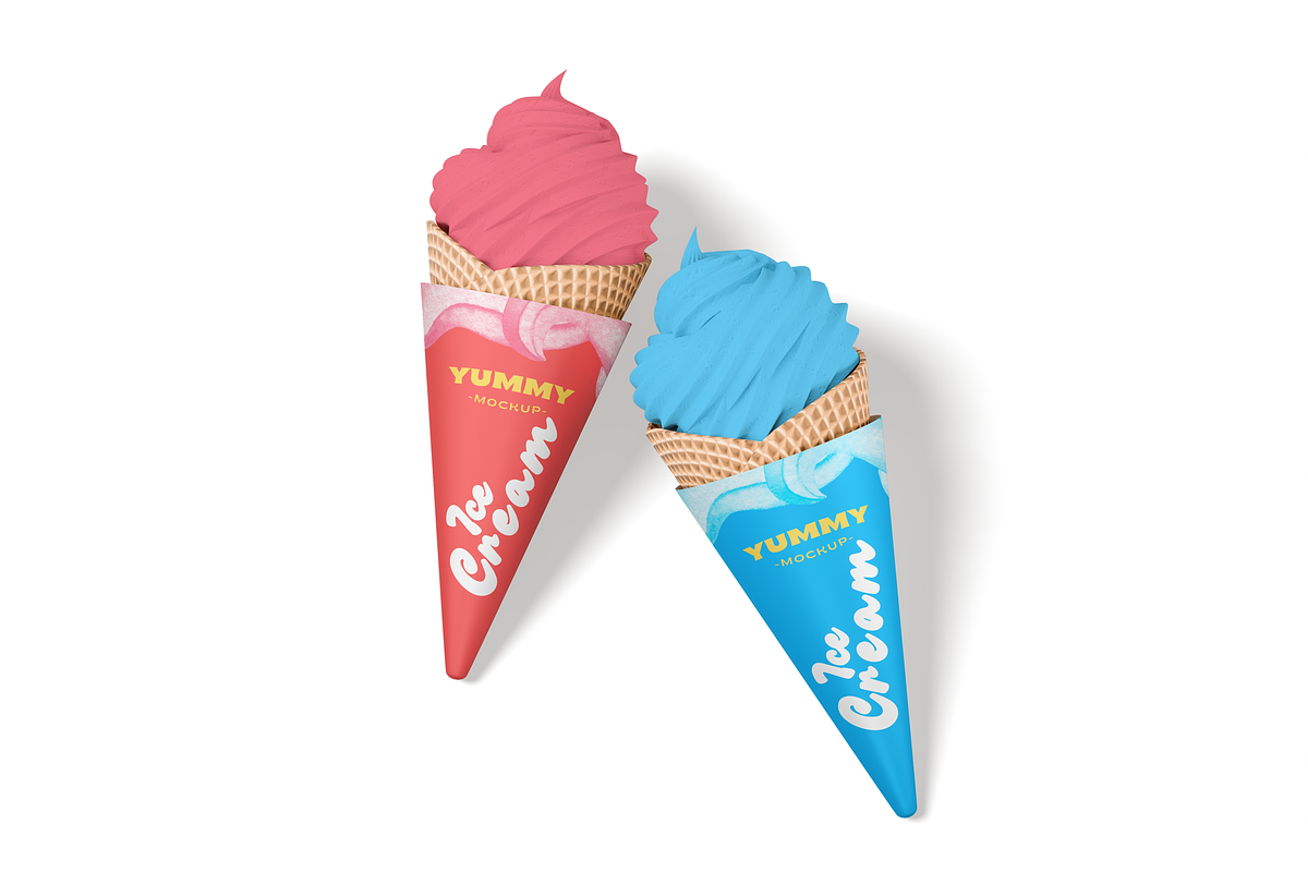 Ice Cream Mockup, a Cups & Container Mockup by DSNA Mockup (Photo 3 of 5)