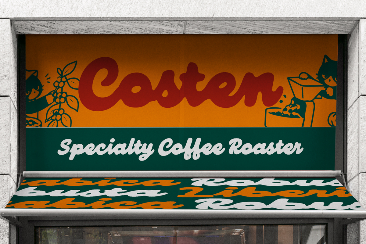Midmate - Bold Inked Retro Script, a Script Font by Typia Nesia (Photo 12 of 12)