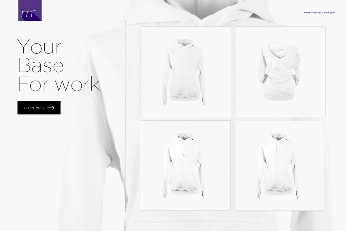 Women Hoodie Mock-up, a Hoody Mockup by Mocca Mockups Store (Photo 8 of 9)
