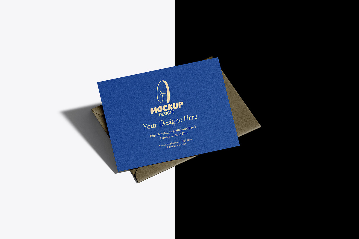Envelope Mockup with Insert Card, an Advertising Mockup by pixelmock (Photo 16 of 22)