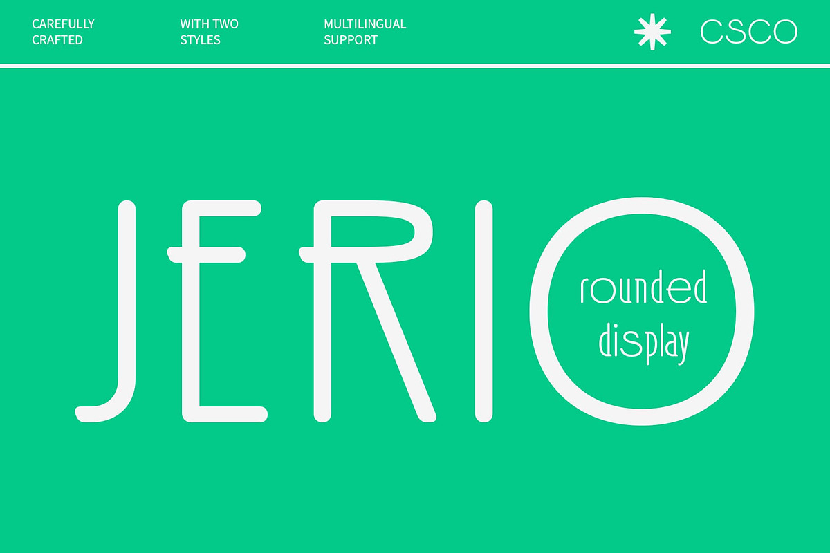 Jerio Rounded, a Sans Serif Font by Craft Supply Co. (Photo 1 of 8)