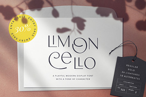 Limoncello Playful Font