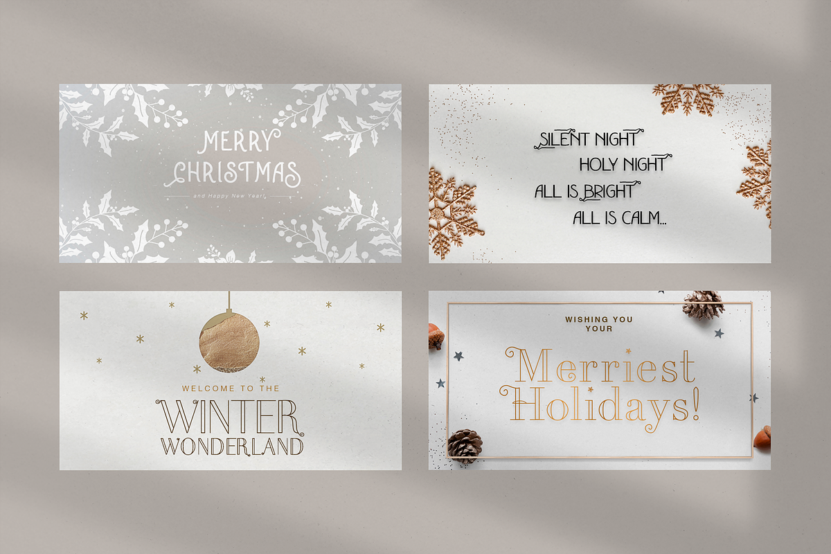 Christmas Font Bundle Holiday SALE, a Font by Cloverons (Photo 8 of 8)