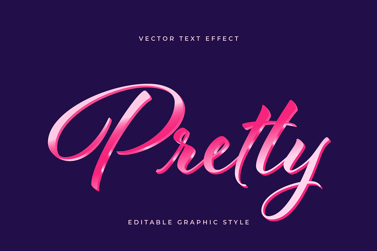 Elegant Script Text Effect