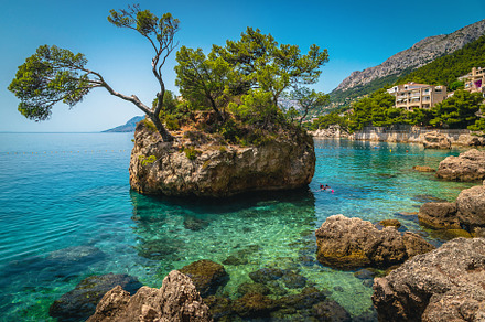 Diving place and beautiful beach, a Nature Photo by Alpine Dreams