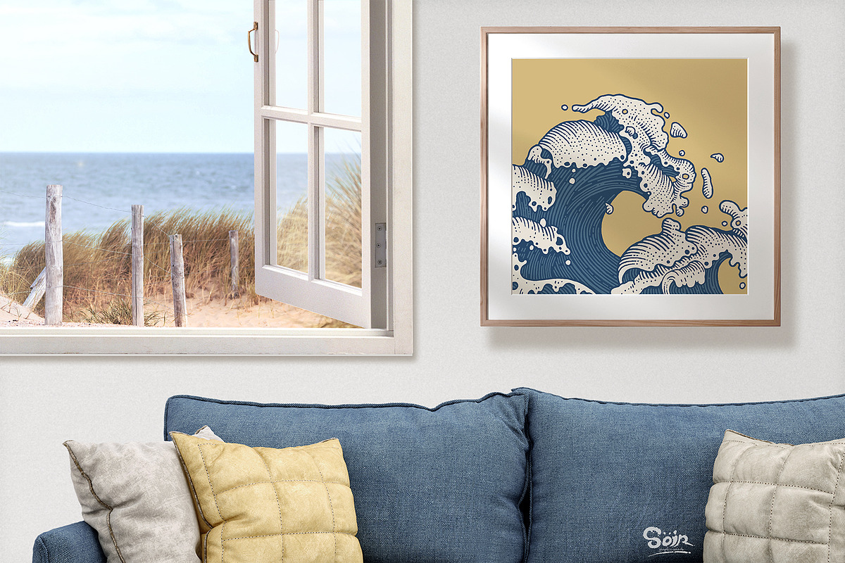 Abstract waves, an Illustration by Soir Creative (Photo 2 of 9)