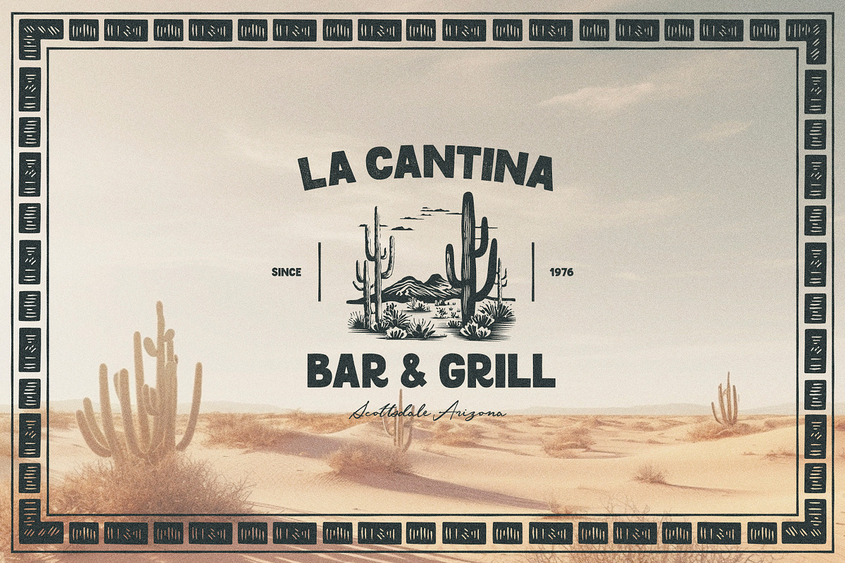 Cantina Fresca Display + Elements, a Sans Serif Font by Callie Rian & Co. (Photo 11 of 14)