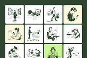 Hand Drawn Lifestyle Illustrations, a Person Illustration by Brickclay (Thumbnail 8 of 9)