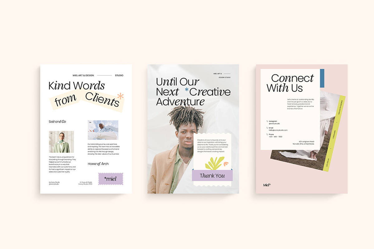 MIEL / Company Profile Ebook, a Marketing Template by Eviory (Photo 9 of 9)
