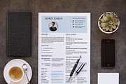 Resume Template, a Resume Template by Template Shop (Thumbnail 1 of 4)
