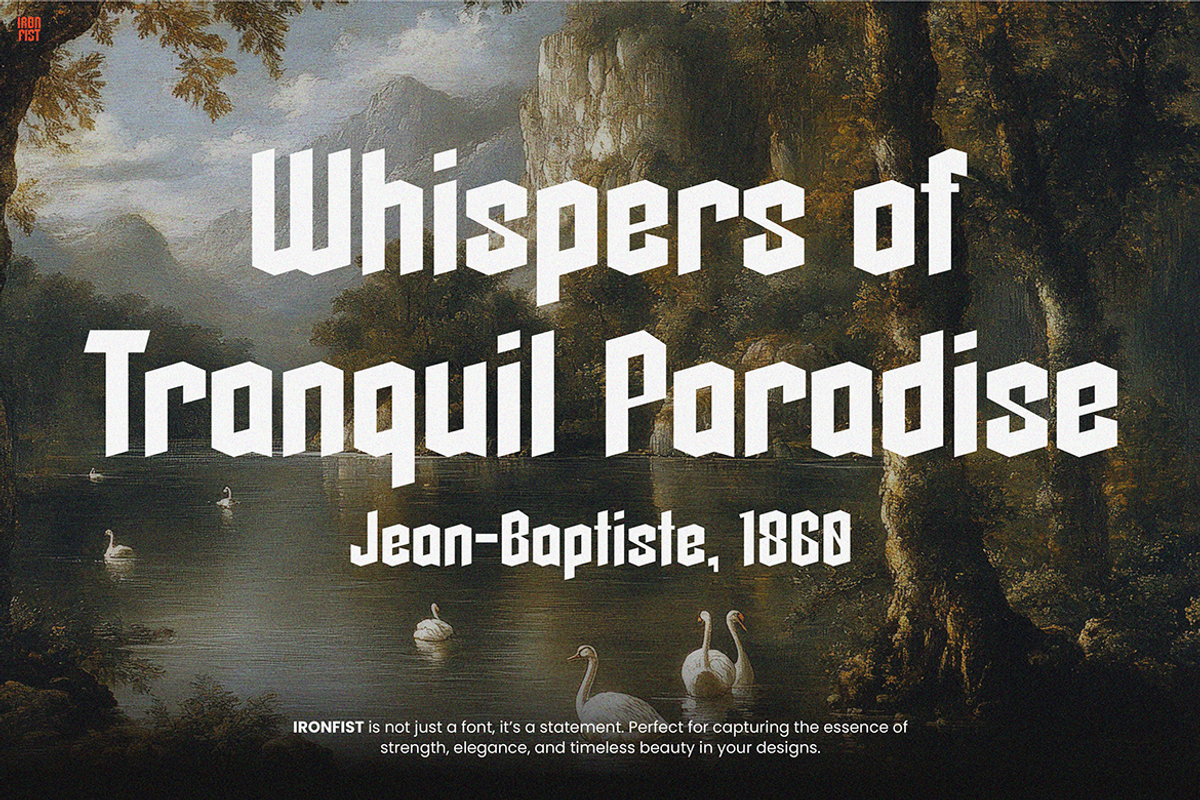 Ironfist, a Font by Pinisi ART (Photo 8 of 10)