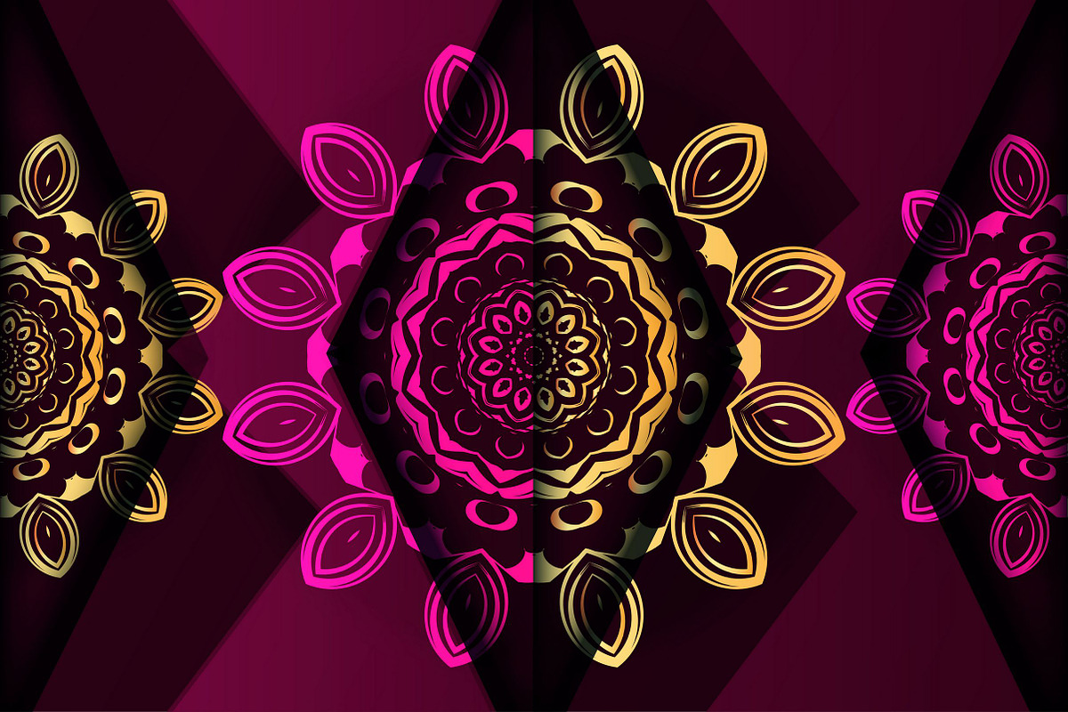 Mandala Circular Pattern Vector Pack, a Background Graphic by NJ Himel (Photo 18 of 95)