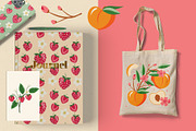 Fresh Fruit Market Clipart & Pattern, an Illustration by The Audacious Brush (Thumbnail 10 of 13)