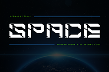 Modern Space - Techno Logo Font