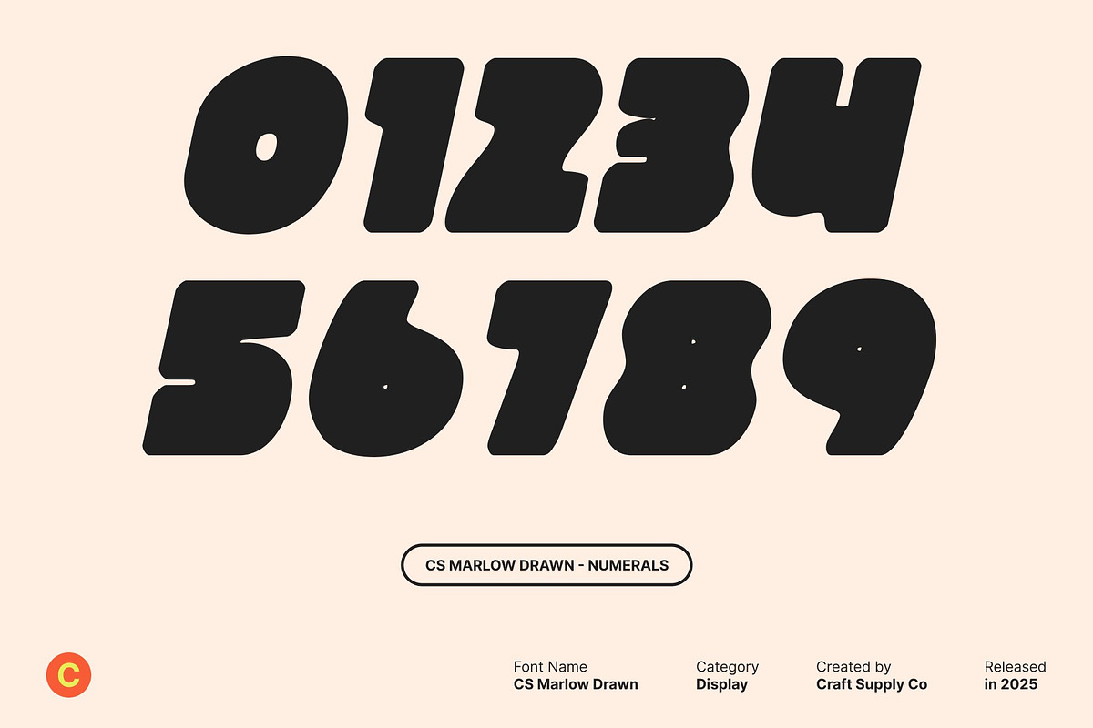 CS Marlow Drawn, a Sans Serif Font by Craft Supply Co. (Photo 5 of 8)