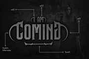 Garreng Decorative Typeface, a Blackletter Font by Vacatype Co. (Thumbnail 5 of 5)