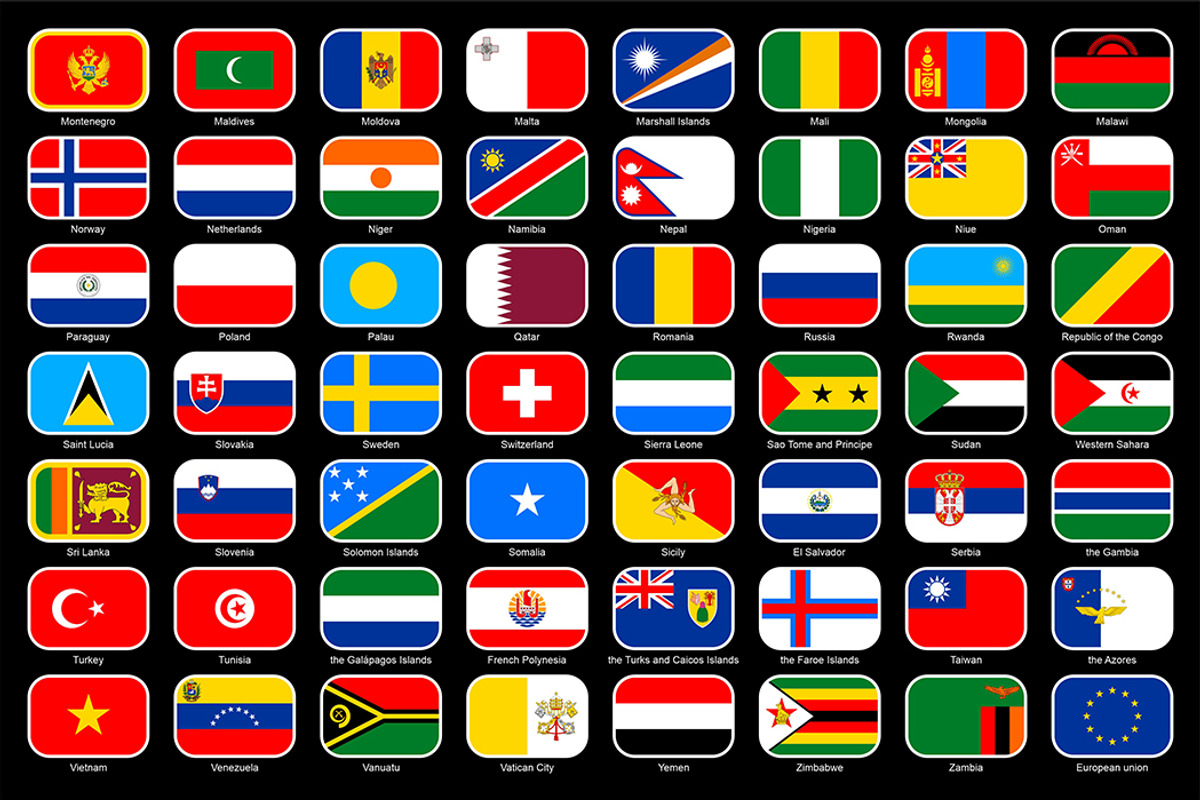 Flags of the world, a Graphic by Volyk (Photo 5 of 6)