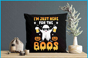 Just Here For The Boos Halloween SVG, an Object Graphic by Creativeusart (Thumbnail 4 of 4)