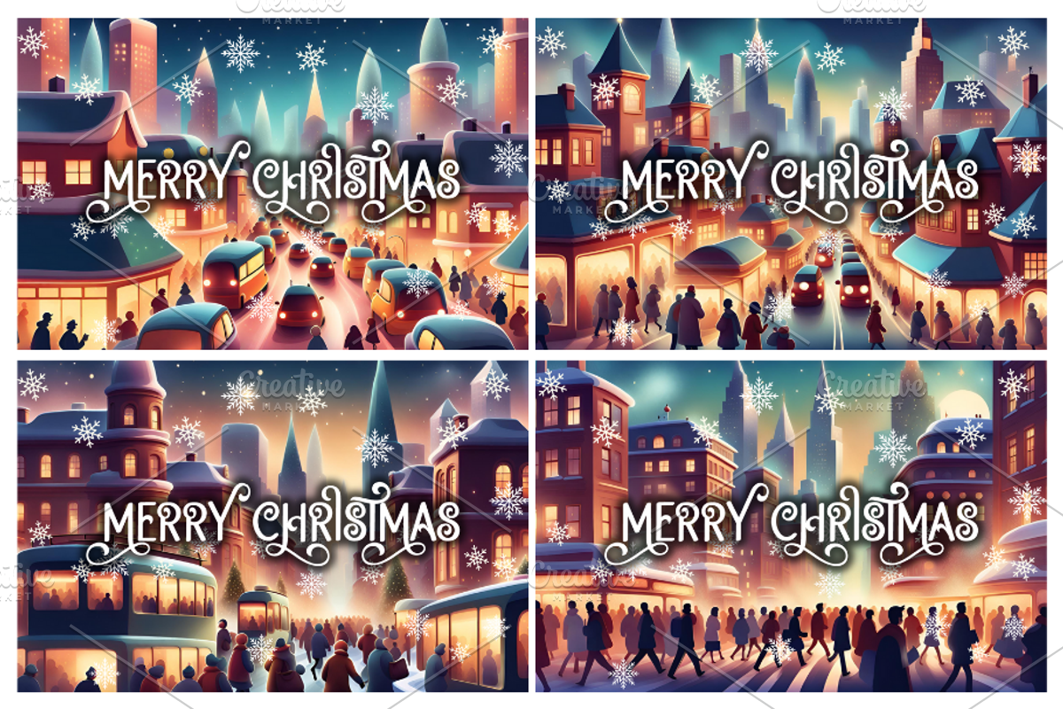 Christmas Card Design Bundle 16, a Card Template by Jay Major Designs (Photo 5 of 7)