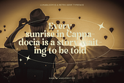 Luna Bloom - Classic Retro Vintage, a Serif Font by Annivers Type (Thumbnail 9 of 10)