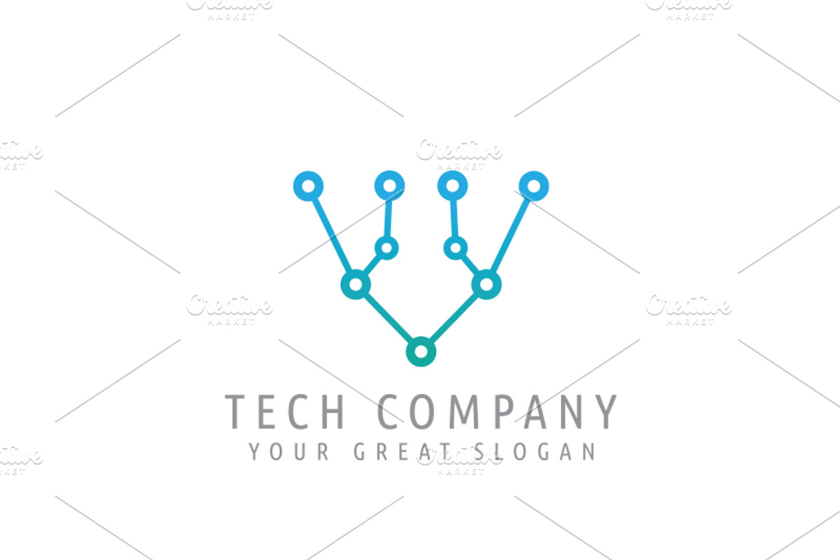 Abstract Technology Company Logo, a Branding & Logo Template by Zlaws (Photo 2 of 5)