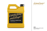 Plastic Jerry Can Mock up Template, a Cups & Container Mockup by iconisusmockup (Thumbnail 3 of 3)