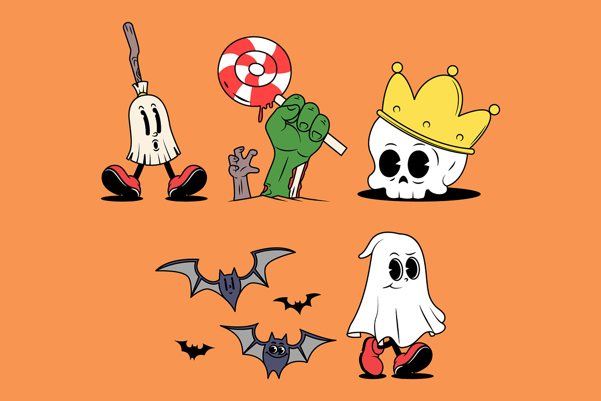 Fright Night Fun Halloween Character, a Seasonal Illustration by Sandypramana (Photo 7 of 11)