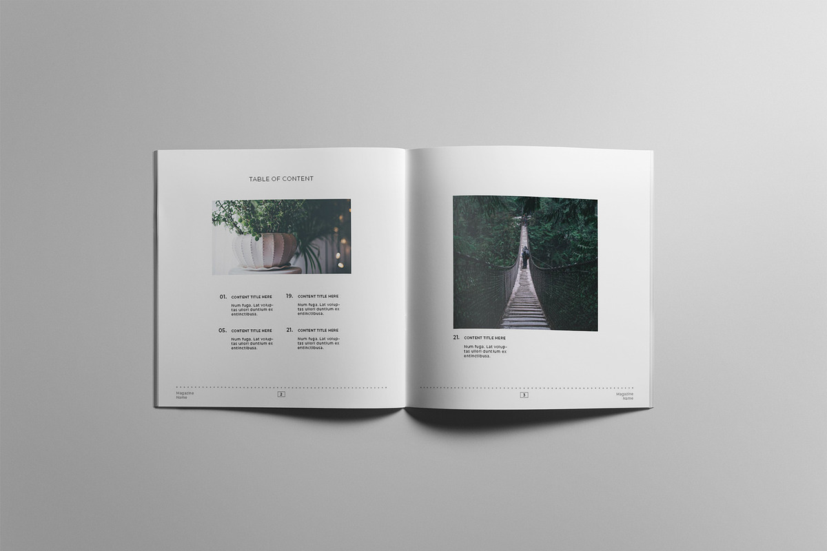 Multipurpose Square Magazine, a Magazine Template by Uloel Design (Photo 3 of 15)